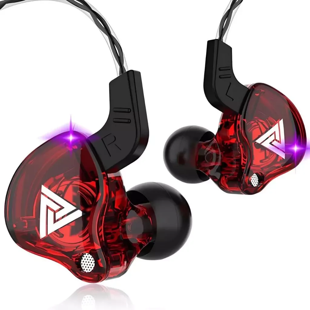 QKZ Wireless Earphone With Microphone Covers Driver Stereo Bass Sports Earphone - Imagem 4