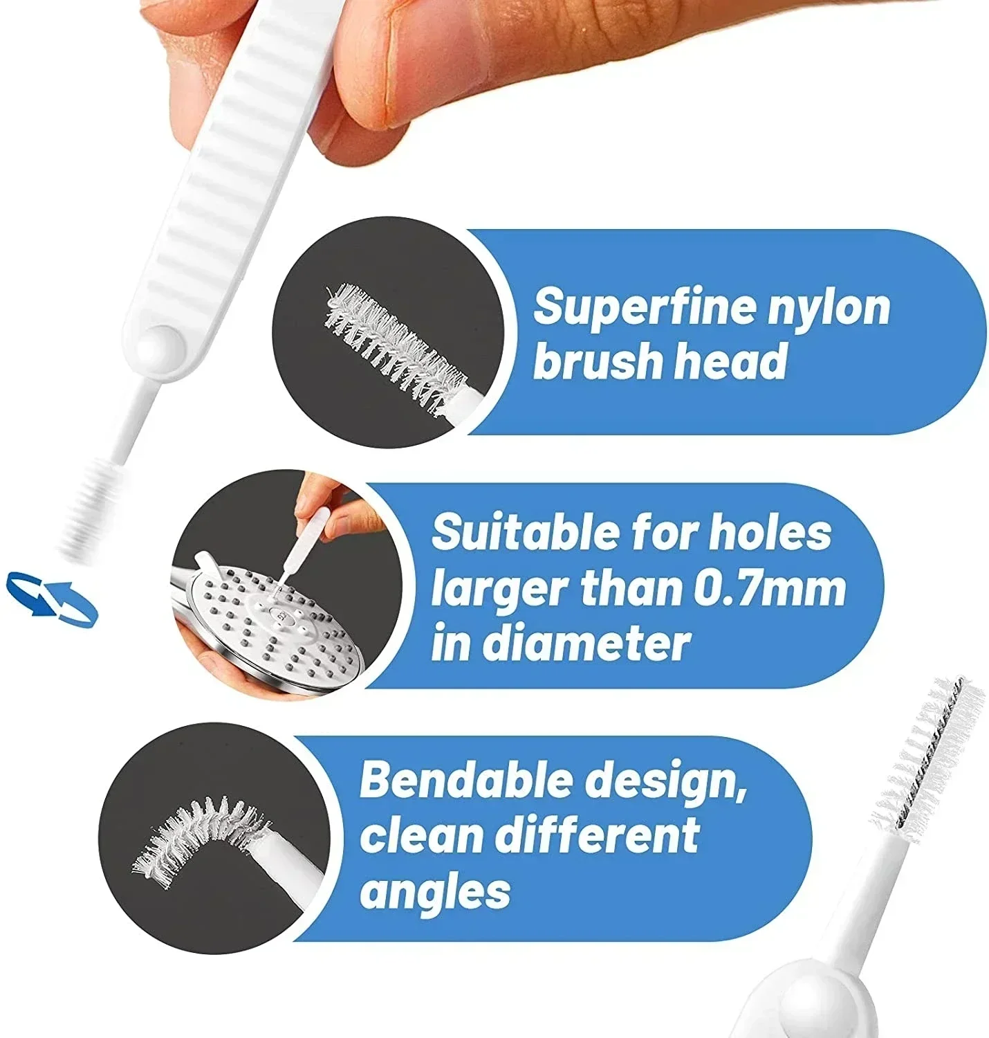 Mobile Phone Speaker Charging Port Cleaning Set Dust Plug for iPhone 16 15 14 Earphones Clean Kit Brush for Samsung Xiaomi - Imagem 4